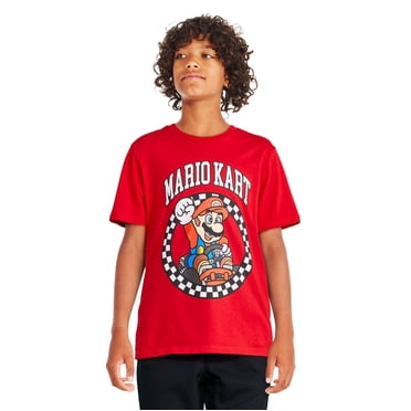 T-shirt à manches courtes Mario Kart pour garçons