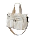 thumbnail image 1 of Destyer Simple Womens Shoulder Bag With Front Zipper Pocket For Fashionable white, 1 of 6