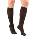 thumbnail image 1 of Truform Knee High Trouser Socks, Diamond Pattern: 15 - 20 mmHg, Brown, Large, 1 of 7