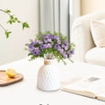 thumbnail image 4 of LSLJS Fleurs Artificielles Fleurs de Mariage Simulées Bouquet en Soie Réutilisable de Noblesse Consort Tea Buds pour Décoration de Table de Réception de Mariage à la Maison Fête Bureau Fleurs Artificielles, 4 of 5