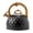 Black, variant on GROWTH TANK Stainless Steel whistling Kettle Cookware for Coffee Stove milk White 3L