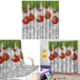 thumbnail image 2 of Abbracc 2x Waterproof Polyester Fabric Bathroom Shower Curtain Panel Decor 9 Hooks Style1, 2 of 9