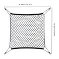 thumbnail image 4 of Elastic Floor Car Boot Net Cargo Storage Mesh SUV Truck Netting Luggage 70x70cm, 4 of 10