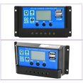 thumbnail image 3 of ziyahi Module de Charge/charge de Cellule Solaire pour Chargeur PAD Alimentation de Batterie Extérieure Régulateur LCD 50A 12V/24V, 3 of 9