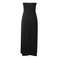 thumbnail image 5 of JIRNDf Robes de Printemps pour Femmes 2025 Tendance Plage Débardeur Sans Manches Ample Col Rond Robe Bohème Femme Ligne A Noir P, 5 of 5