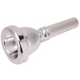 thumbnail image 3 of 12C Silver Plated Alto Trombone Mouthpiece Replacement Universal Trombone Mouthpiece Musical Instrument Accessory, 3 of 8