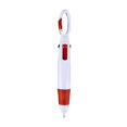 thumbnail image 1 of ZTTD Stylo-Bille Rétractable Shuttle 4-en-1 Multicolore avec Mousqueton - 1 Unité, 1,0 mm, Stylo-Bille Rétractable Multicolore 4 Couleurs pour Fournitures de Bureau et de Maison (Rouge), 1 of 9
