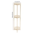 thumbnail image 2 of Uuiauoio Sturdy Plastic End Table with Tier Storage Rounded Corners for Living Room Bedroom Modern Side Table Small Coffee Table Durable Lightweight, 2 of 5