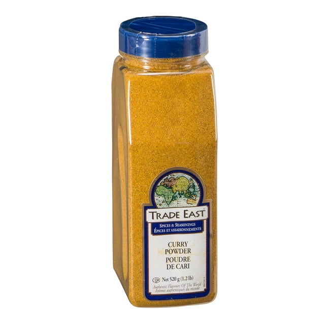 Poudre de Cari Trade East, Épice, Saupoudreuse / 520 G/unité, 12 Unités/caisse