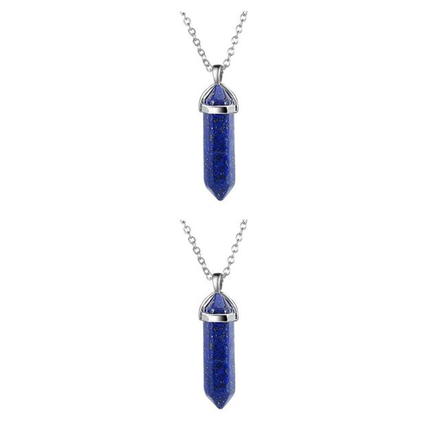 QualitChoice Hexagon Column Charm Exquisite Women Men Making Findings Handmade Anniversary Hanging Pendants Colorful Crystal Green Gold Color 2Set