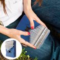 thumbnail image 4 of Weiweiguan 1 Ensemble Piano à Pouce Portable Kalimba 21 Touches Instrument de Musique (Bleu), 4 of 6
