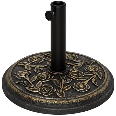 Outsunny Base de parasol ronde de 18 po