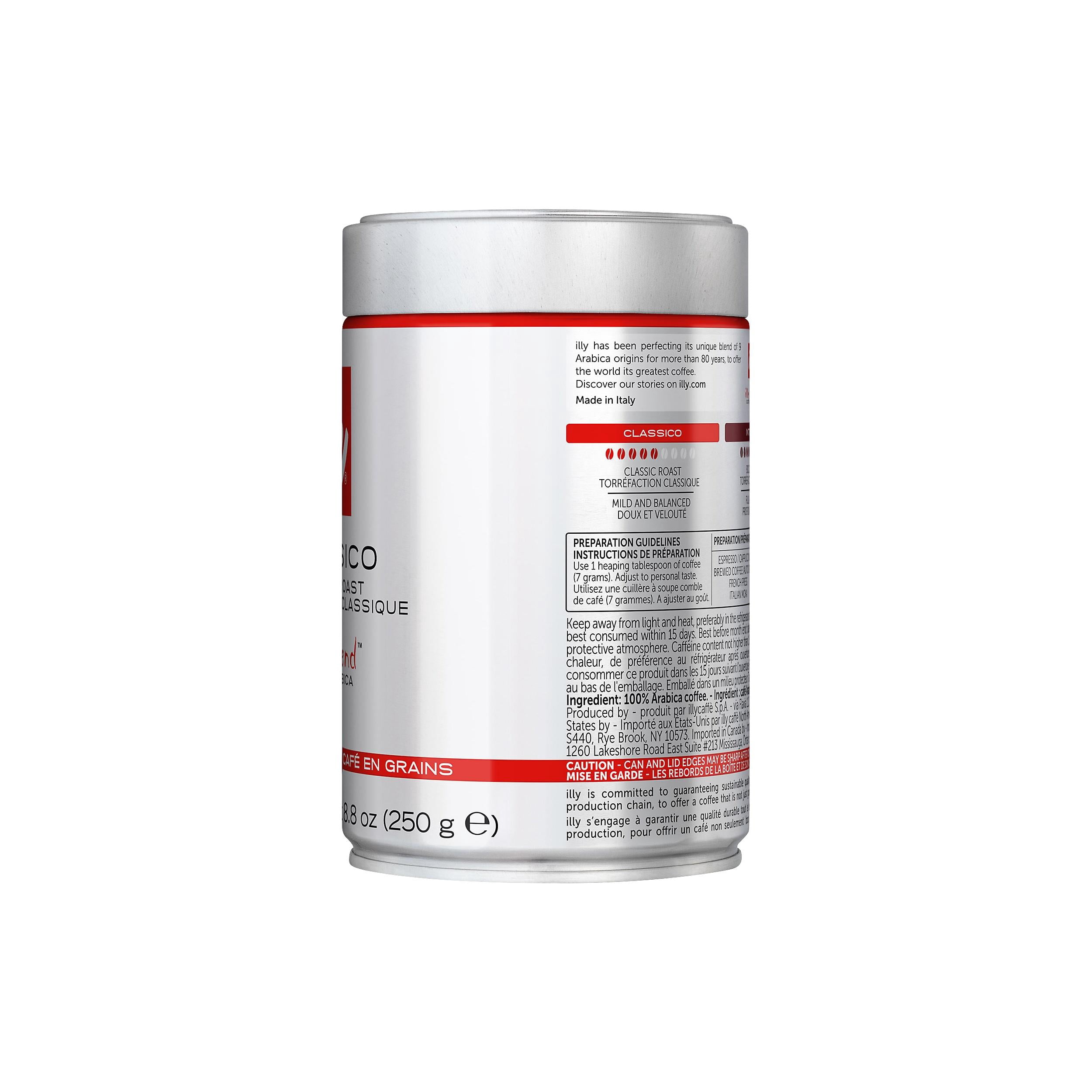 illy Grains de café Classico torréfaction moyenne, 8.8 oz