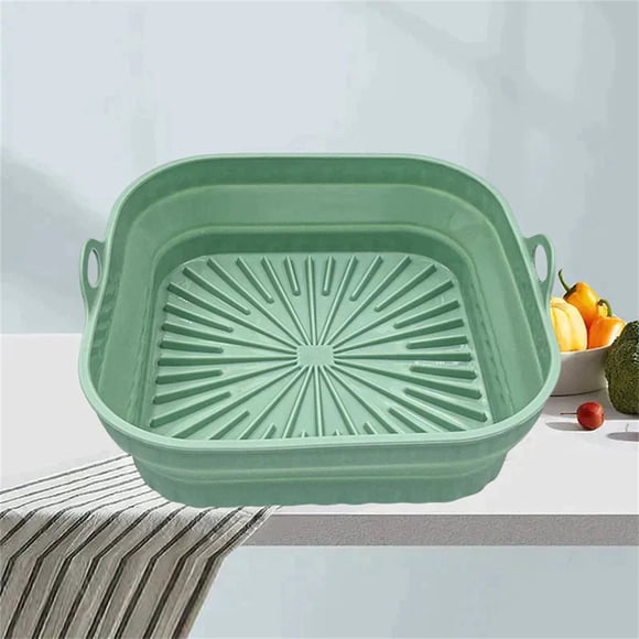 Thickened Foldable BBQ Mat for Air Fryers, Ovens, and Grills - Heat-Resistant Reusable Non-Stick Cooking Pad for Easy Food Release