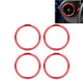 thumbnail image 4 of AC Knob Rings, 4Pcs/Set Original Mold Air Conditioner Vent Cover Trim  for Car Interior Styling Replacement for  Camaro 2016-2019 Red,Blue, 4 of 7