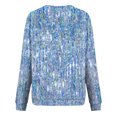thumbnail image 4 of DPTALR Chandail à Col Rond Imprimé pour Femmes, Manches Longues, Blouse Confortable, 4 of 5