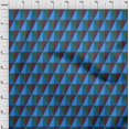 thumbnail image 4 of oneOone Rayon Royal Blue Fabric Geometric Sewing Material Print Fabric By The Yard 56 Inch Wide, 4 of 4
