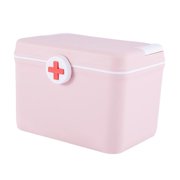 Bwiyojiz Storage & Organization 8.23x5.71x6.10" All-Purpose Portable Compact First Aid Kit for Minor Cuts, Scrapes, Sprains Burns, Ideal Home, Car, Travel, Camping and Outdoor Emergencies
