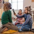 thumbnail image 2 of Miangastore Simulation Microphone Toy Stage Performance Fake Microphone Prop Kids Party Favor Children Pretend Play Toy, 2 of 9