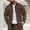 c02Brown, variant on LNWUY Mens Casual Shirt Jacket Multi Pocket Button Down Waffle Jacket Long Sleeve Sweater Jackets Quilted Shacket Overshirt Brown XXXL