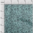 thumbnail image 2 of oneOone Polyester Spandex Aqua Blue Fabric Paisley Craft Projects Decor Fabric Printed By The Yard 56 Inch Wide-TM, 2 of 5