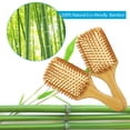 thumbnail image 4 of Hair Brush Comb Bamboo Paddle Hairbrush Massage Brush Comb Anti-static for Hair Styling Combing &, 4 of 7