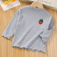 thumbnail image 1 of Cowsor Girls Soft Ribbed Peter Pan Collar Bow T-Shirt Sweet and Ribbed Knit Casua Cute Tops, 1 of 3
