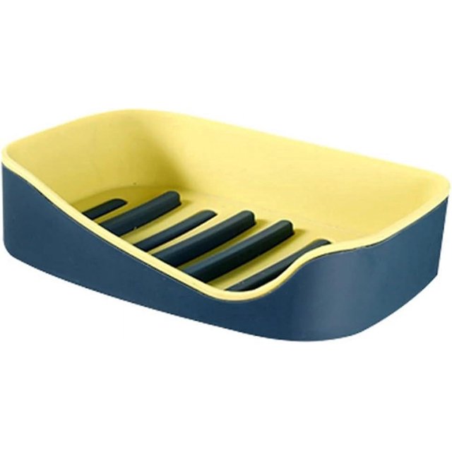 LLC Étagère à Porte-Savon de Salle de Bains Murale Bleu Foncé