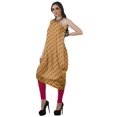 thumbnail image 4 of Moomaya Robe Kurti à une Épaule Imprimée pour Femme, Sans Manches, à Col Bénitier, Style Bohème, Tenue de Soirée de Designer, 4 of 7