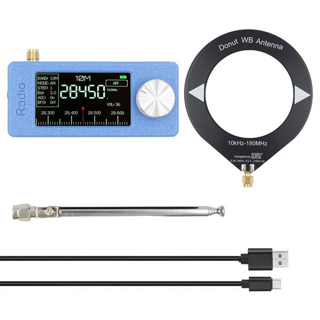 SI4732 Radio Portable 0,5-108 MHz LSB AM FM Mini Récepteur Radio Tout-Bande de Poche