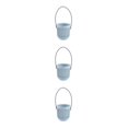 thumbnail image 2 of Transemion ABS Decorate With Lightweight Planter With Removable Strape And Wall-Mount Option Inner Layer Hollowed Out For Better Blue 8.7*9.5*20.5cm 3Set, 2 of 6