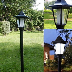 Dvkptbk Solar Garden Lights, Warm White Solar Lights Outdoor, Bright LED Outdoor Lights for Yard, , , Patio, and Walkway