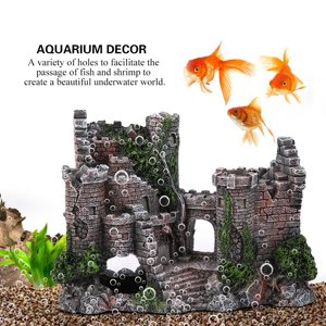 Réservoir de poisson Hide House Resin Aquarium Decor , Cave Landscaping Décoration Aquarium decor, pour Crevettes Cacher Aquarium pour les accessoires de réservoir de poisson