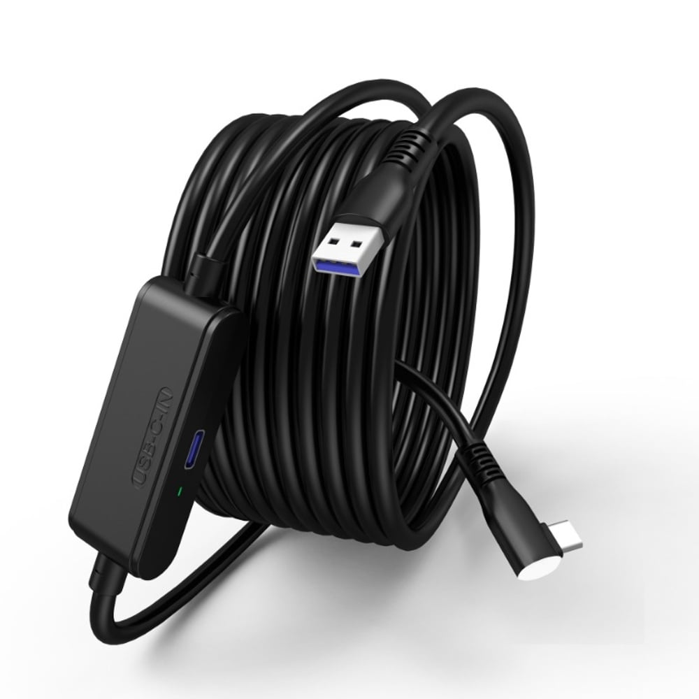 Compatible with Meta Quest 3S/3/2/PICO Neo 3/4, USB-C 5Gbps VR Link Cable, 9V 2A Fast Charging & Data Transfer Cord