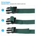 thumbnail image 4 of Unique Bargains Suitcase Belts with Quick Release Buckle Luggage Straps, Light Green, 4 of 5