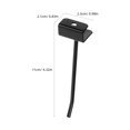 thumbnail image 2 of CTIRCHIU 48Pcs Metal Slatwall Panel Hooks Black Easy Install Display Hooks for Jewelry and Retail, 2 of 8
