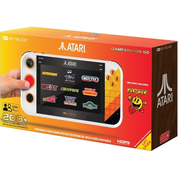 Atari My Arcade Gamestation Go Système de Jeu Portatif avec 200+ Jeux - Boîte Ouverte