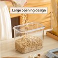thumbnail image 4 of Chmadoxn Kitchen Storage & Organization, Airtight Cereal Storage Container, Clear1.1L Airtight Kitchen Food Storage Container With Lids For Grain,, Flour, Rice, Nut, Snacks storage tank, 4 of 7