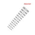 thumbnail image 3 of 1 Set Glue on Nails Medium Color Glue Length Files Stick Full Cover Wraps Art Decals Artificial Beauty Tool Manicure Kit Decorations 28, 3 of 6