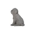 thumbnail image 3 of Décor de Jardin Statue d'Animal Chien Assis Recourbé Gardien Tranquille Statue Commémorative pour Animal de Compagnie, 3 of 5