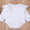 thumbnail image 3 of Newborn Baby Girls Romper Ruffles Bodysuit Jumpsuit Outfit, 3 of 5