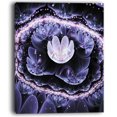 thumbnail image 2 of Shiny Fractal Flower with Bokeh Effect - Floral Canvas Art Print, 2 of 3