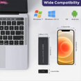 thumbnail image 4 of New M.2 Solid State Drive Box NVME Computer External 10Gbps Removable SSD Box USB3.2,1 * SSD enclosure,Black, 4 of 8