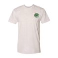 thumbnail image 1 of Circle Pocket Logo Triblend Track T-Shirt - Oatmeal - Green Logo - Small, 1 of 1