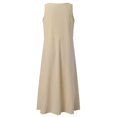 thumbnail image 5 of Robe Salopette 2025 pour Femmes Robe d'Été Décontractée en Denim Robe à Bretelles avec Poches Robe Grande Taille pour Femmes Robe Décontractée Mini-Robe Ajustable, 5 of 5