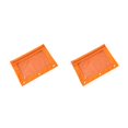 thumbnail image 4 of Dalazy Practical Office Supplies Stylish Zippered Document Pouch Storing Files Orange 2Set, 4 of 6
