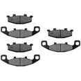 thumbnail image 1 of KMG Front + Rear Brake Pads Compatible with 1991-1993 Kawasaki ZR750 - Non-Metallic Organic NAO Brake Pads Set, 1 of 4