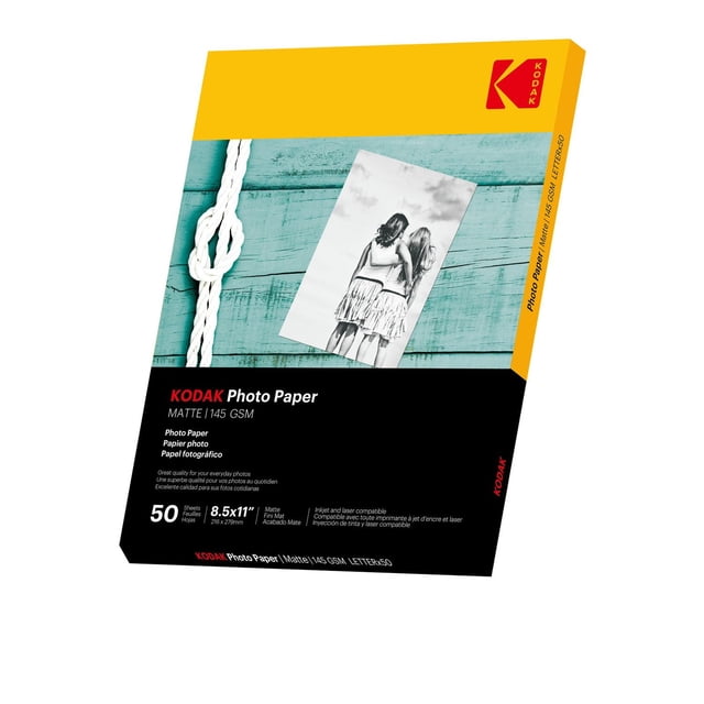 Papier photo mat Kodak 145 g/m² – 50 feuilles