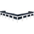 thumbnail image 3 of Meridian Furniture Nizuc Navy Outdoor Patio Modular Sectional, 3 of 9
