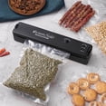 thumbnail image 2 of Clearance! Vacuum Sealer Today Food Protector Vacuum Sealer Machine Automatic Food Vacuum Sealer for Food Preservation Sealing Packing System for Fresh Food and Food Storage One Size Black, 2 of 6